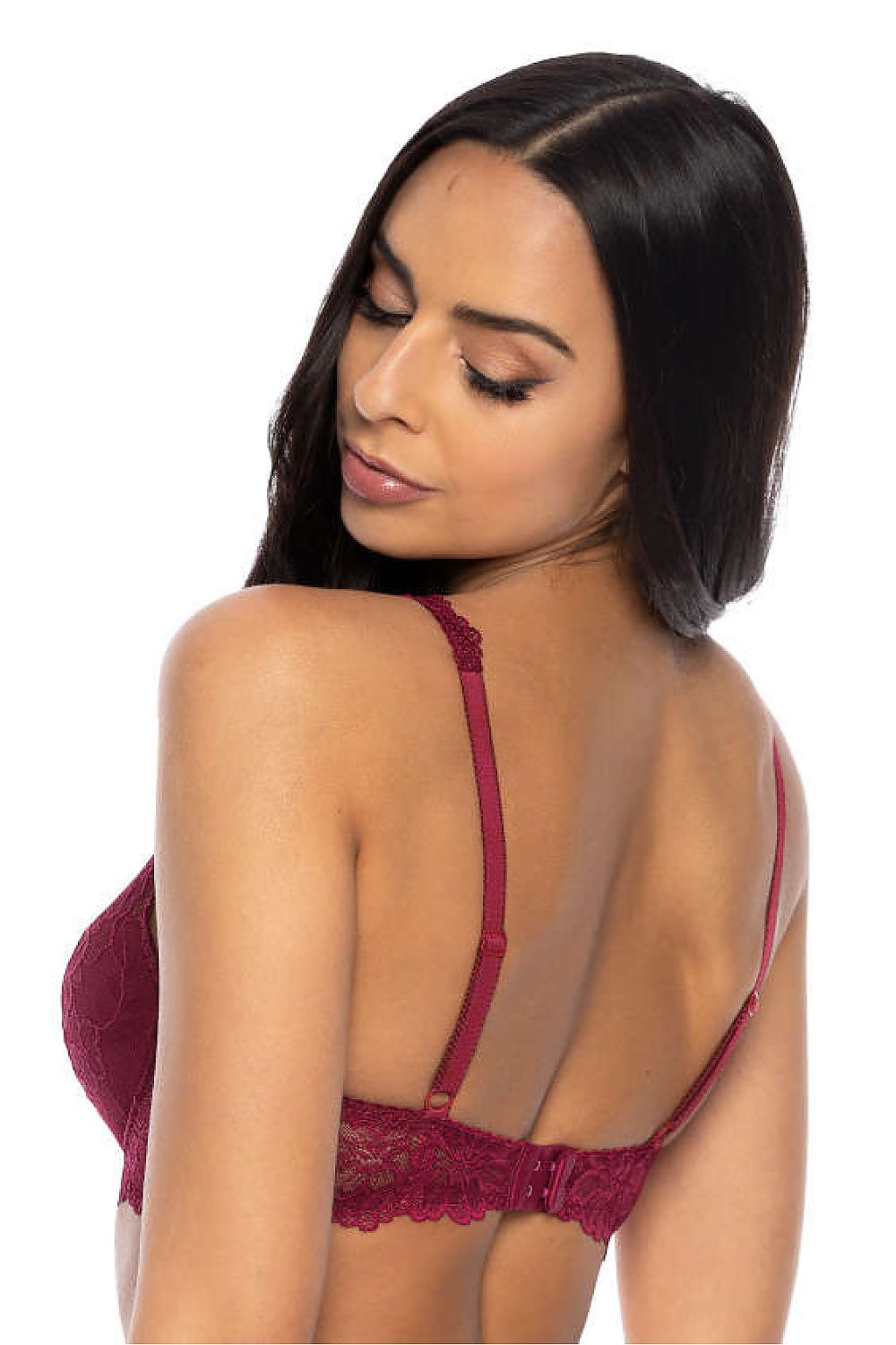 Sinful Kiss Padded bra model 204106 Mat Bordeaux